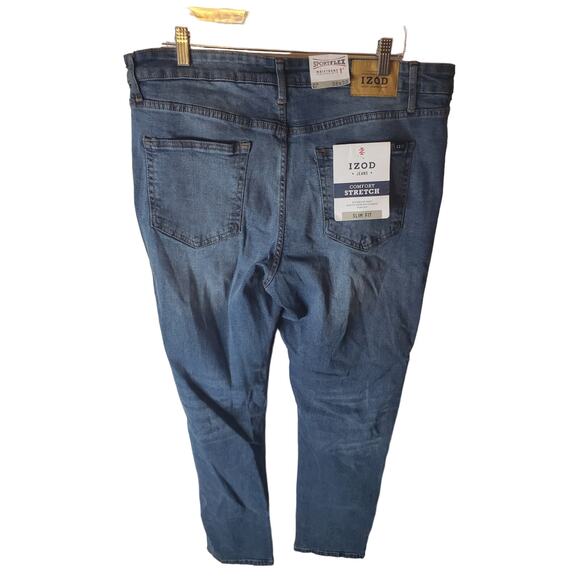 Izod SportFlex Comfort Stretch Slim Fits Jeans, 28x32 NWT - Picture 3 of 5